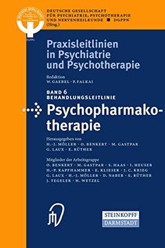 portada Behandlungsleitlinie Psychopharmakotherapie (in German)