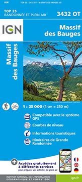 portada Massif des Bauges 1: 25 000 (in French)