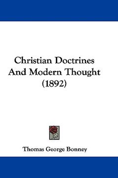 portada christian doctrines and modern thought (1892) (in English)