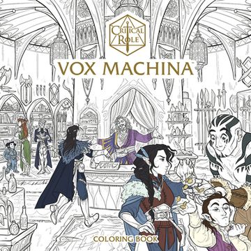 portada Critical Role: Vox Machina Coloring Book (en Inglés)