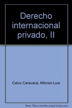 portada derecho internacional privado, ii