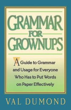 portada grammar for grownups (en Inglés)