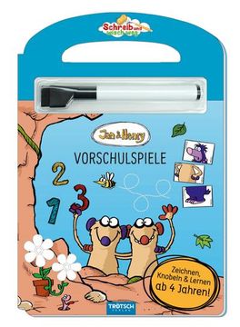 portada Trötsch jan und Henry Schreib und Wisch weg Pappenbuch Vorschulspiele (in German)