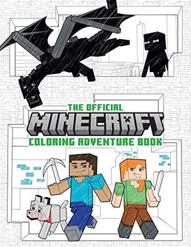 portada The Official Minecraft Coloring Adventures Book: Create, Explore, Color! (Gaming) (in English)