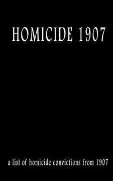 portada Homicide 1907 (en Inglés)