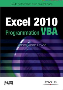 portada Excel 2010 Programmation VBA (en Francés)