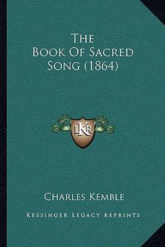 portada the book of sacred song (1864) (en Inglés)