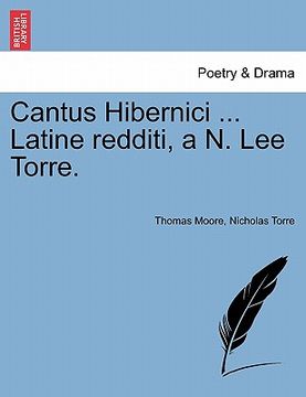 portada cantus hibernici ... latine redditi, a n. lee torre. (in English)