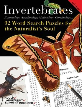 portada Invertebrates: Word Searches and Games for the Naturalist's Soul (en Inglés)