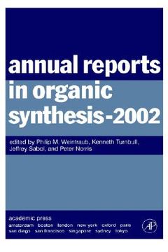 portada annual reports in organic synthesis (2002) (en Inglés)