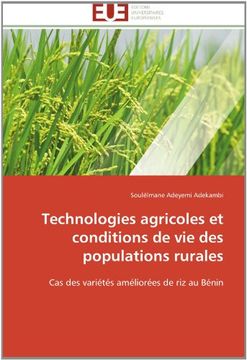 portada Technologies Agricoles Et Conditions de Vie Des Populations Rurales