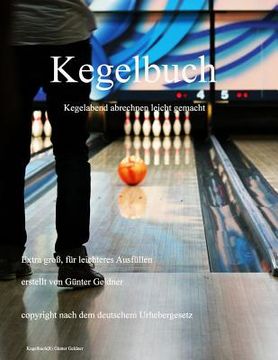 portada Kegelbuch: Kegelabend abrechnen (en Alemán)