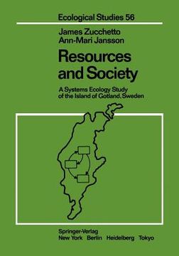 portada resources and society: a systems ecology study of the island of gotland, sweden (in English)