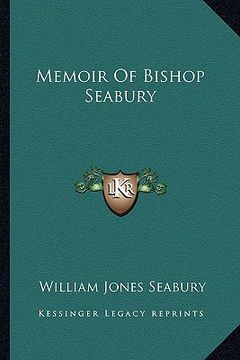 portada memoir of bishop seabury (in English)
