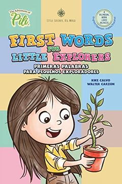 portada First Words for Little Explorers. Bilingual Book English - Spanish.