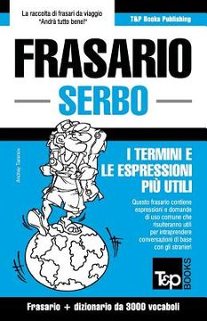 portada Frasario Italiano-Serbo e vocabolario tematico da 3000 vocaboli (en Italiano)