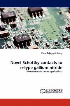 portada novel schottky contacts to n-type gallium nitride (en Inglés)
