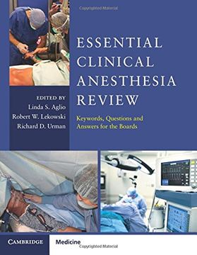 portada Essential Clinical Anesthesia Review: Keywords, Questions And Answers For The Boards (en Inglés)