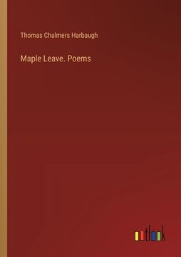 portada Maple Leave. Poems (in English)