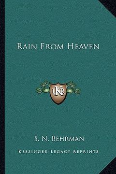 portada rain from heaven (in English)