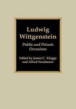portada ludwig wittgenstein: public and private occasions