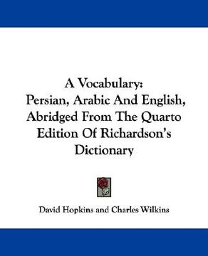 portada a vocabulary: persian, arabic and englis