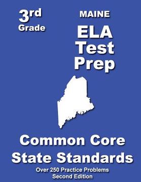 portada Maine 3rd Grade ELA Test Prep: Common Core Learning Standards (in English)