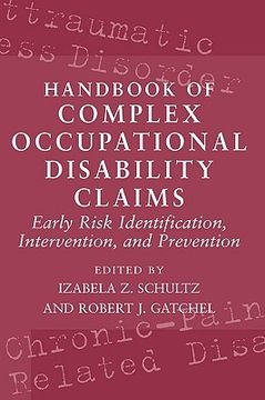 portada handbook of complex occupational disability claims: early risk identification, intervention, and prevention (in English)