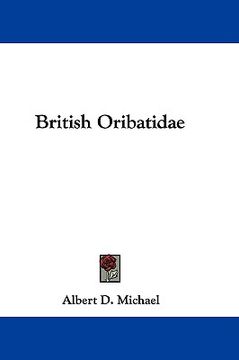portada british oribatidae (in English)