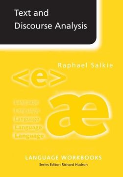 portada Text and Discourse Analysis