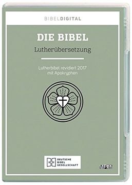 portada Lutherbibel Revidiert 2017 - Reihe "Bibel Digital": Die Bibel Nach Martin Luthers Übersetzung. Mit Apokryphen; Cd-Rom in Dvd-Box (en Alemán)
