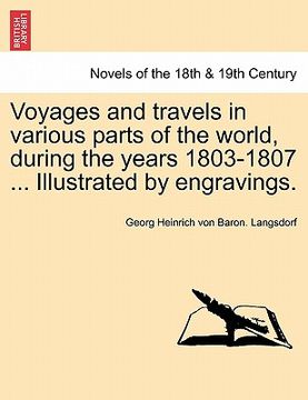 portada voyages and travels in various parts of the world, during the years 1803-1807 ... illustrated by engravings. part ii (en Inglés)