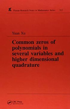 portada Common Zeros of Polynominals in Several Variables and Higher Dimensional Quadrature (in English)