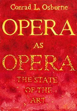 portada Opera as Opera: The State of the art (in English)