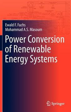 portada power conversion of renewable energy systems