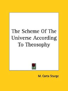portada the scheme of the universe according to theosophy (en Inglés)