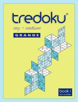 portada Tredoku Easy Medium Grande Book 1 (en Inglés)
