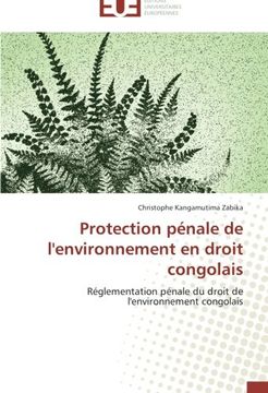 portada Protection Penale de L'Environnement En Droit Congolais