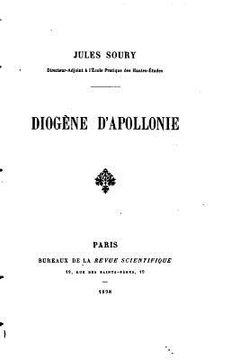 portada Diogène d'Apollonie (en Francés)
