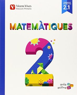 portada Matematiques 2 (2.1-2.2-2.3) Valencia (aula Activa