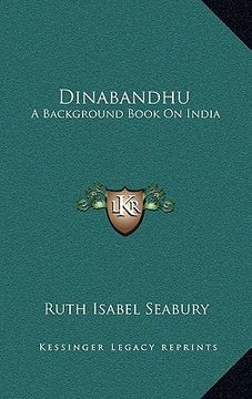 portada dinabandhu: a background book on india (in English)