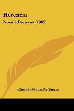 portada herencia: novela peruana (1895)