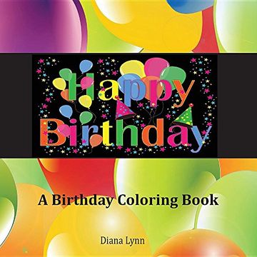 portada Happy Birthday: A Birthday Coloring Book (in English)
