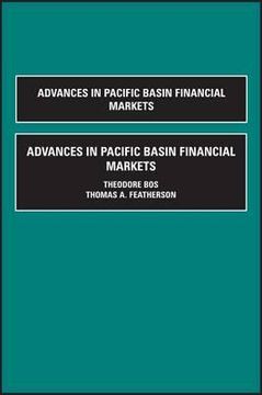 portada advances in pacific basin financial markets (en Inglés)