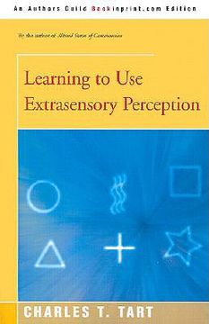 portada learning to use extrasensory perception (en Inglés)