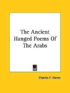 portada the ancient hanged poems of the arabs