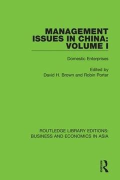 portada Management Issues in China: Volume 1: Domestic Enterprises (in English)