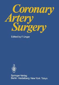 portada coronary artery surgery (en Inglés)