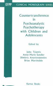 portada countertransference in psychoanalytic psychotherapy with children and adolescents (in English)