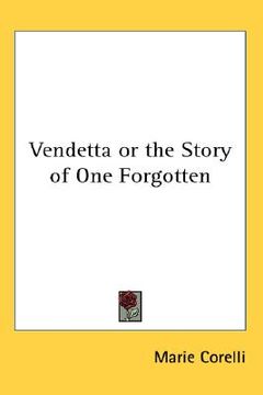 portada vendetta or the story of one forgotten (en Inglés)